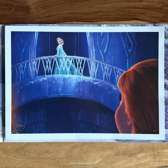 Disney Store Exclusive Commemorative Frozen Lithograph Set - Picture 3 of 6